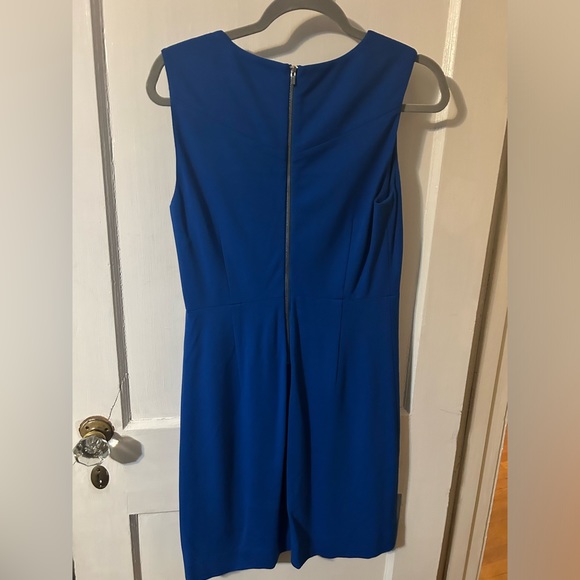 Diane Von Furstenberg Blue sleeveless mini dress size 6 - Picture 4 of 7